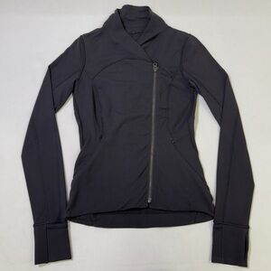 Lululemon Athletica Women Size 4 Black Precision Full Zip Jacket EUC Like NEW🙌🏽
